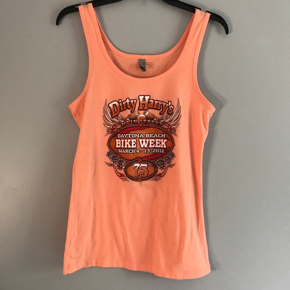 Daytona Bike Week 2018 Dirty Harry’s Orange Tank L